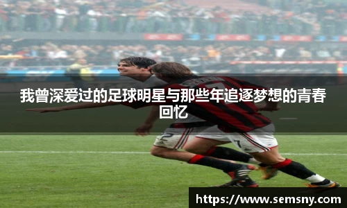 我曾深爱过的足球明星与那些年追逐梦想的青春回忆